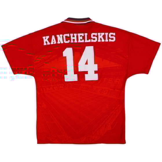 1994-96 Manchester United Home Shirt Kanchelskis #14 - 7/10 - (M)