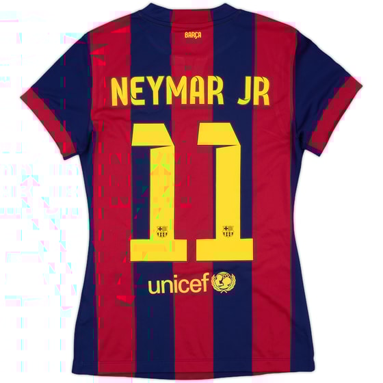 2014-15 Barcelona Home Shirt Neymar Jr #11 - 8/10 - (Women's S)