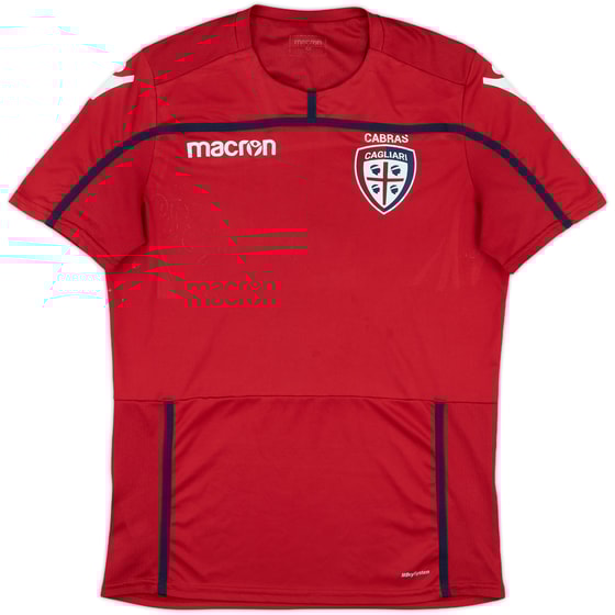 2018-19 Cagliari Macron Training Shirt - 7/10 - (M)