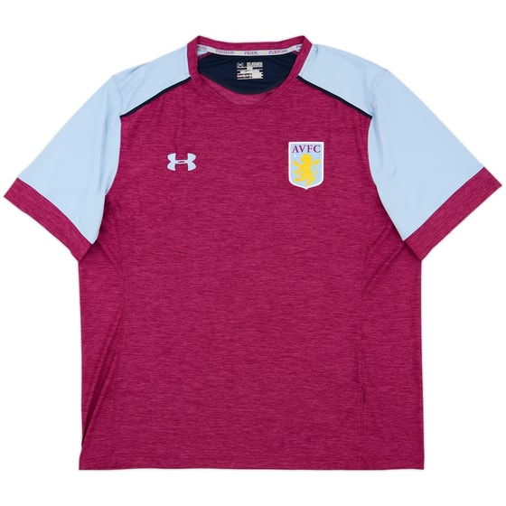 2016-17 Aston Villa Under Armour Training Shirt - 8/10 - (3XL)