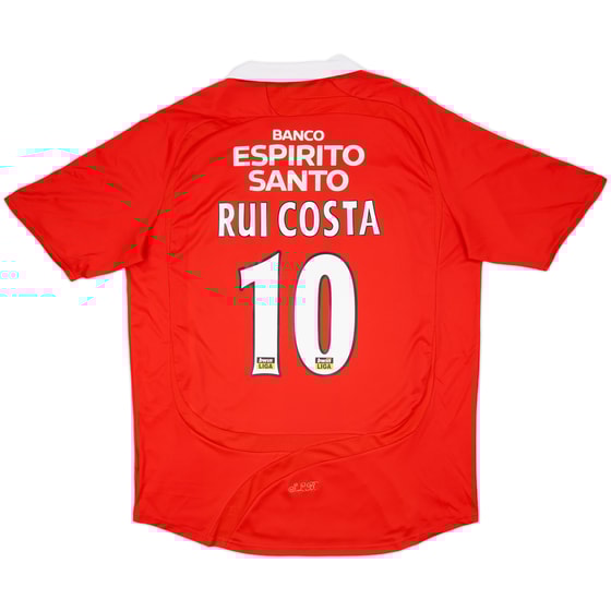 2007-08 Benfica Home Shirt Rui Costa #10 - 6/10 - (3XL)