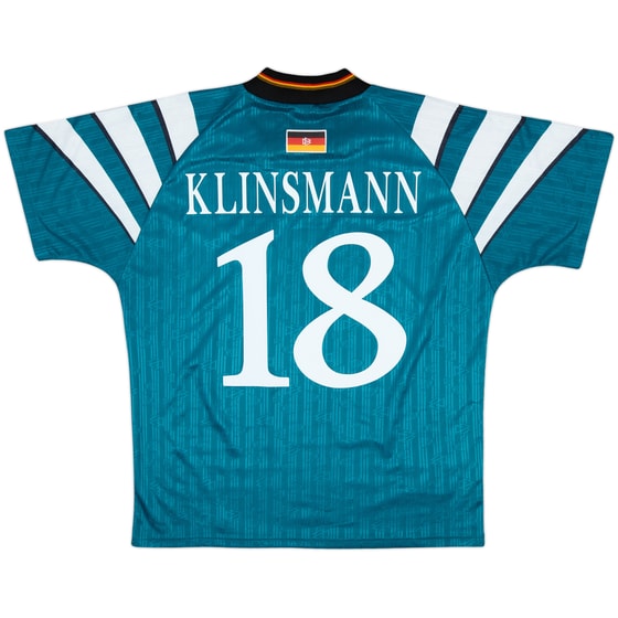 1996-98 Germany Away Shirt Klinsmann #18 - 7/10 - (L)