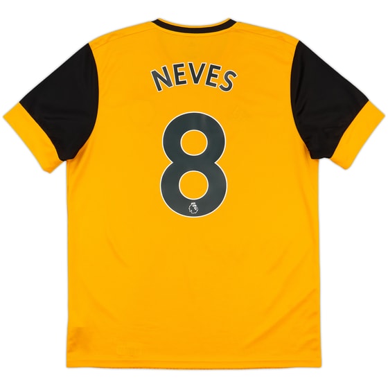 2020-21 Wolves Home Shirt Neves #8 - 9/10 - (L)