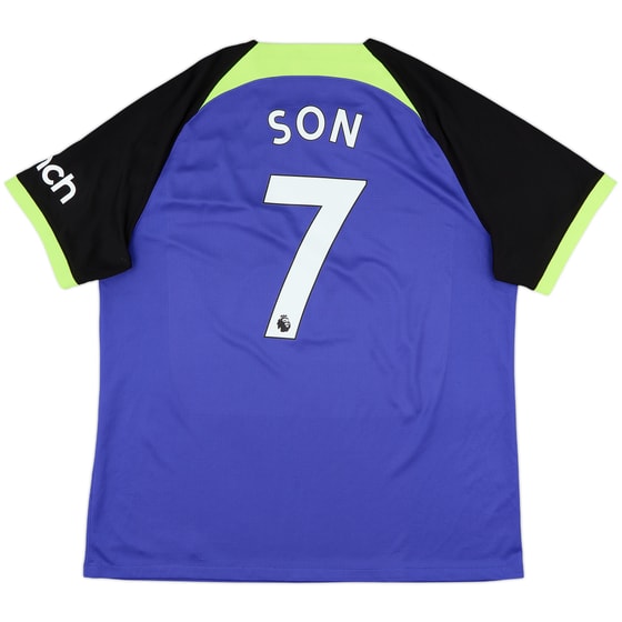 2022-23 Tottenham Away Shirt Son #7 - 9/10 - (XL)