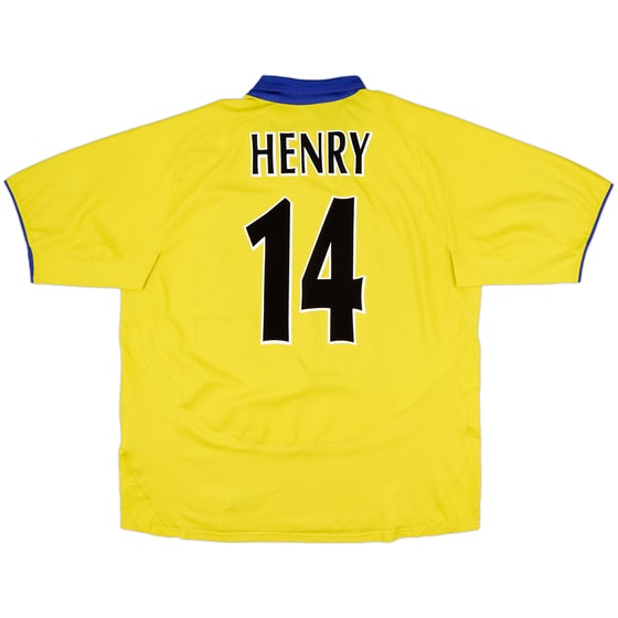 2003-05 Arsenal Away Shirt Henry #14 - 6/10 - (XL)