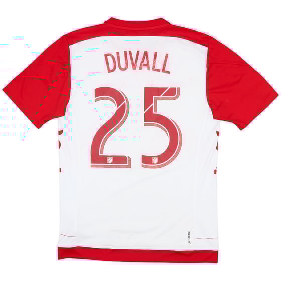 2015-16 New York Red Bulls Home Shirt Duvall #25 - 5/10 - (S)
