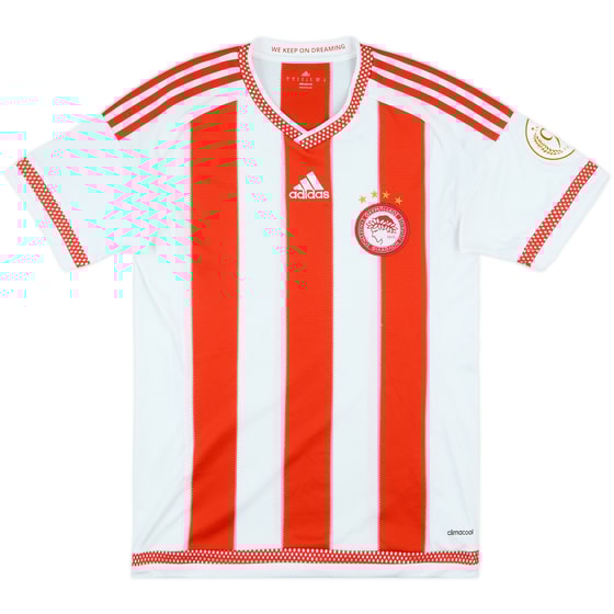 2015-16 Olympiakos Home Shirt - 8/10 - (S)
