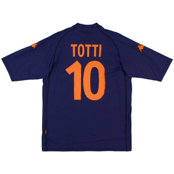 2000-01 Roma Third Shirt Totti #10 - 6/10 - (XXL)