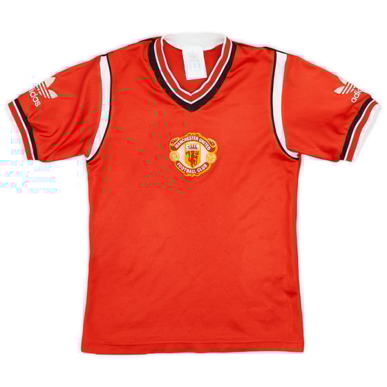 1984-86 Manchester United Home Shirt - 7/10 - (2-3 Years)