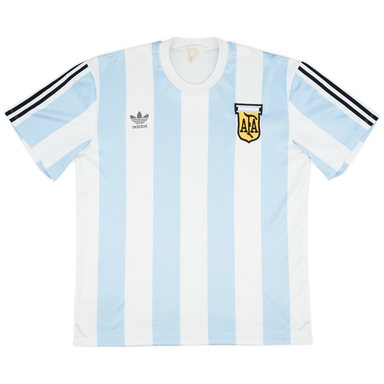 1990-91 Argentina Home Shirt - 5/10 - (L)