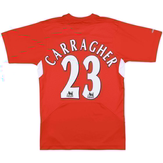 2004-06 Liverpool Home Shirt Carragher #23 - 4/10 - (S)