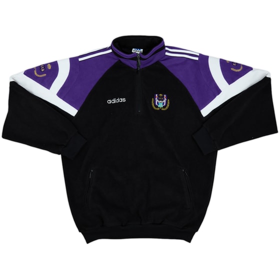 1997-98 Anderlecht adidas 1/4 Zip Fleece Jacket - 10/10 - (L)