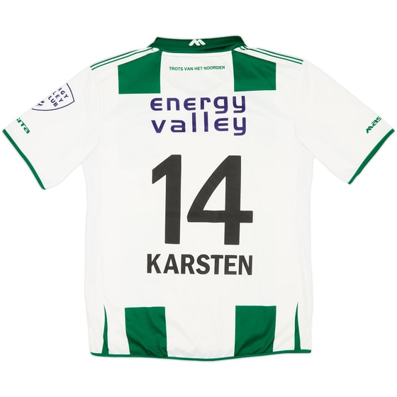 2014-15 Groningen Home Shirt Karsten #14 - 8/10 - (S)