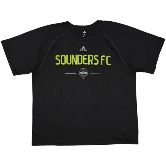 2013 Seattle Sounders adidas Cotton T-Shirt - 8/10 - (M)