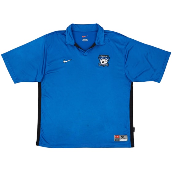 2000 San Jose Earthquakes Nike Training Shirt - 7/10 - (XL)