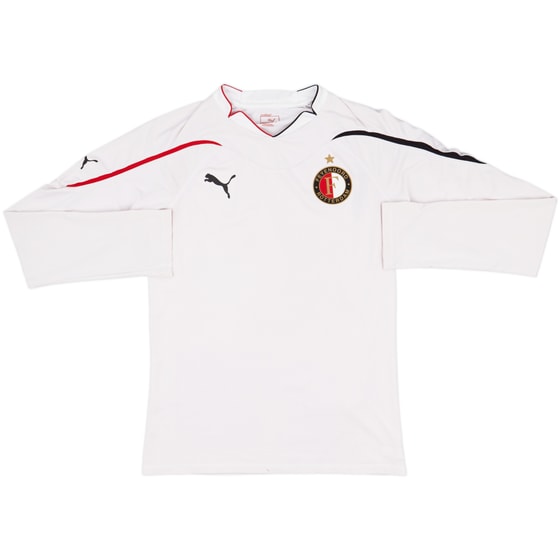 2010-11 Feyenoord Authentic Away L/S Shirt - 4/10 - (M)