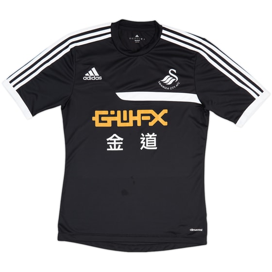 2013-14 Swansea adidas Training Shirt - 6/10 - (S)