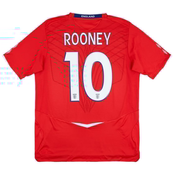 2008-10 England Away Shirt Rooney #9 - 9/10 - (L)