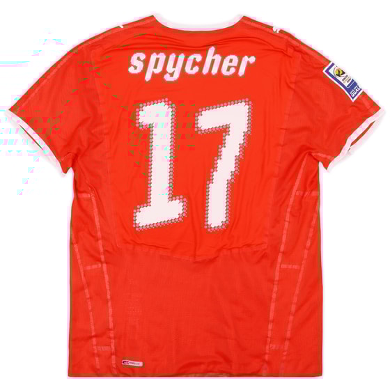 2008-10 Switzerland Match Issue World Cup Qualifiers Home Shirt Spycher #17