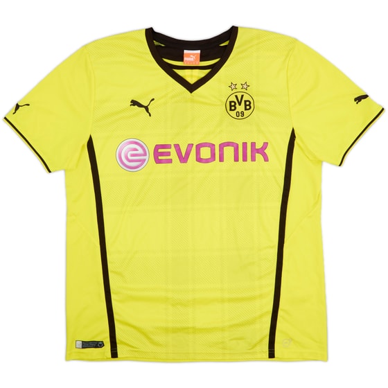2013-14 Borussia Dortmund Home Shirt #13 - 7/10 - (XL)