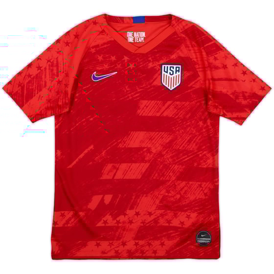 2019-20 USA Away Shirt - 10/10 - (L.Boys)