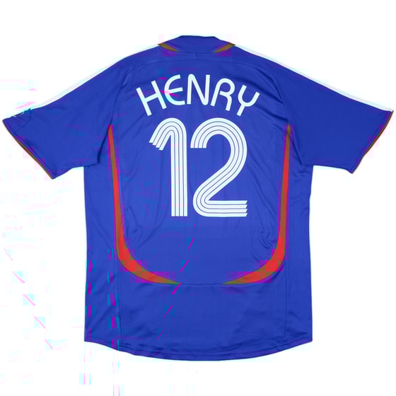2006-07 France Home Shirt Henry #12 - 9/10 - (L)