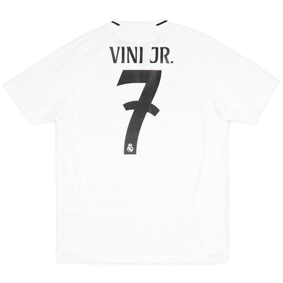 2024-25 Real Madrid Authentic Home Shirt Vini Jr. #7