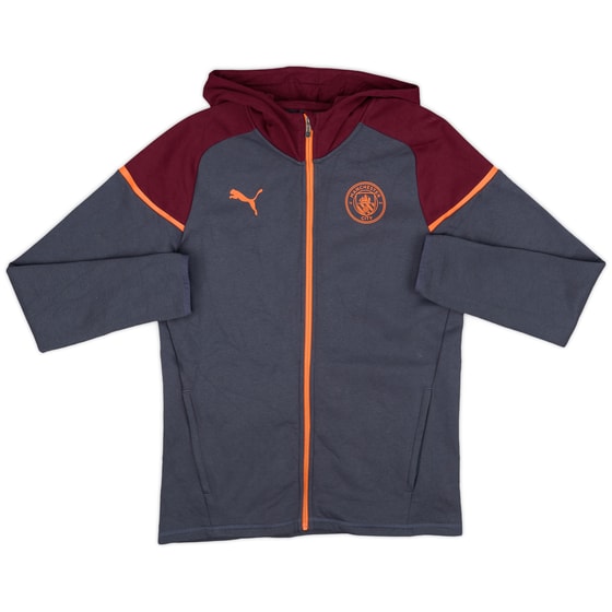 2023-24 Manchester City Puma Hooded Track Jacket - 8/10 - (M)