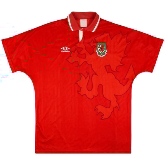 1992-94 Wales Match Issue Home Shirt #4