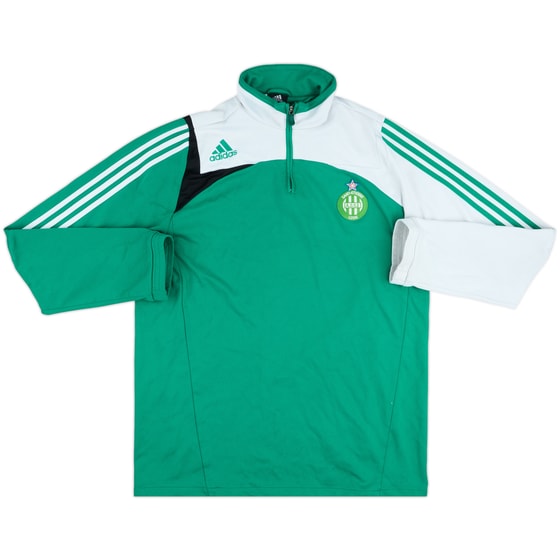 2007-08 Saint Etienne adidas 1/4 Zip Training Top - 5/10 - (XL)