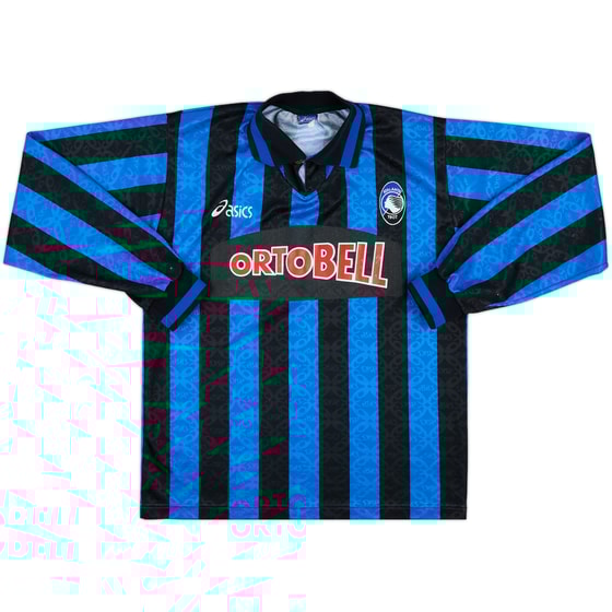 1995-96 Atalanta Match Issue Home L/S Shirt #10