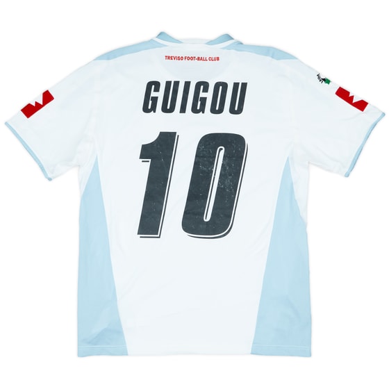 2007-08 Treviso Match Issue Home Shirt Guigou #10