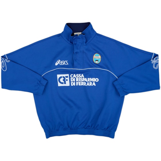 2002-03 SPAL Asics 1/4 Zip Drill Top - 8/10 - (XL)
