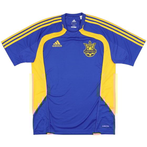 2010-11 Ukraine adidas Training Shirt - 8/10 - (M)