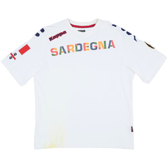 2011-12 Cagliari Kappa Cotton Tee - 4/10 - (XL)