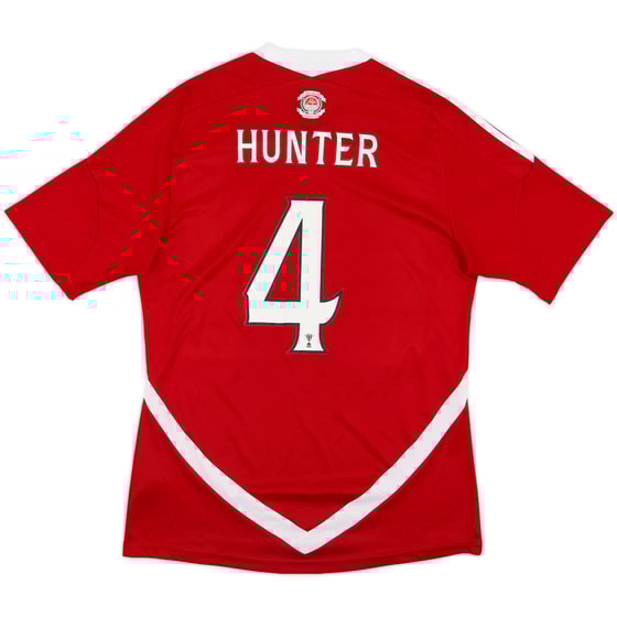 2011-12 Aberdeen Signed Home Shirt Hunter #4 - 7/10 - (M)