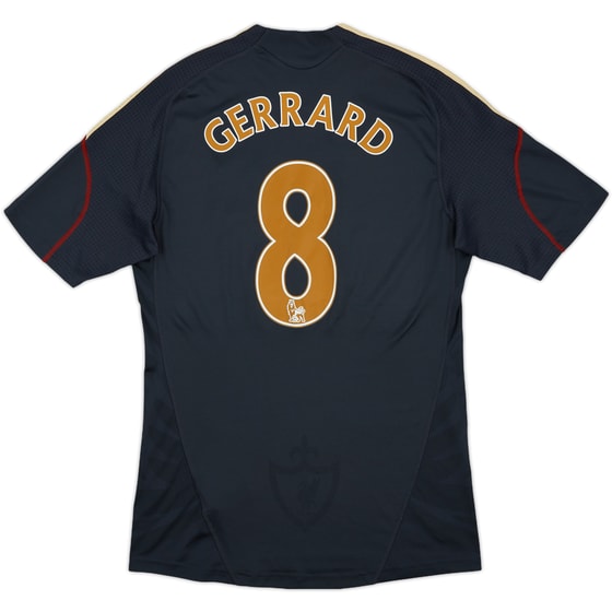 2009-10 Liverpool Away Shirt Gerrard #8 - 7/10 - (S)
