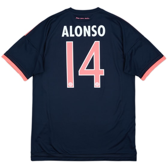 2015-16 Bayern Munich Third Shirt Alonso #14 - 8/10 - (M)