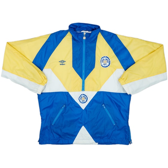 1990-91 Leeds United Umbro Track Jacket - 8/10 - (M)