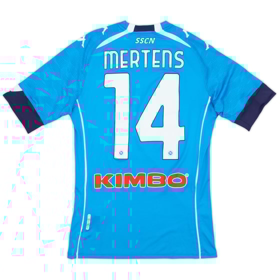2020-21 Napoli Player Issue Home Shirt Mertens #14 - 10/10 - (S)