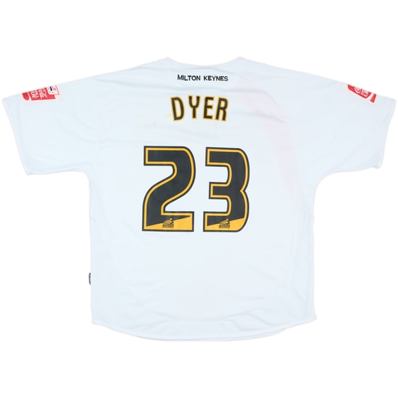 2006-07 MK Dons Home Shirt Dyer #23 - 6/10 - (L)
