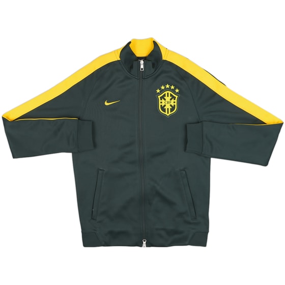 2013-14 Brazil Nike Track Jacket - 7/10 - (S)