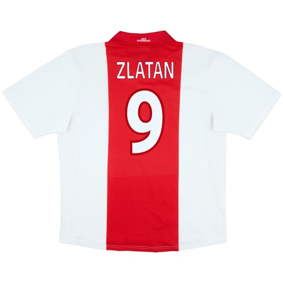 2001-02 Ajax Home Shirt Zlatan #9 - 9/10 - (XL)