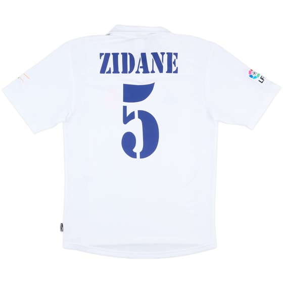 2001 Real Madrid Home Shirt Zidane #5 - 9/10 - (S)