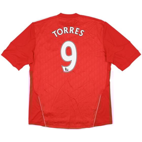 2010-12 Liverpool Home Shirt Torres #9 - 5/10 - (XL)