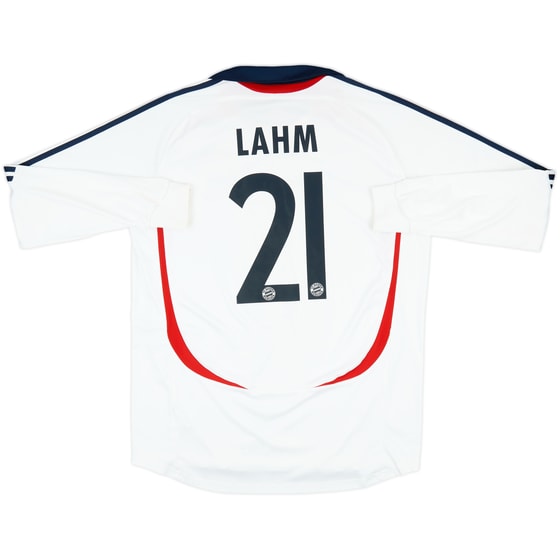 2006-07 Bayern Munich Player Issue Away L/S Shirt Lahm #21 - 7/10 - (XL)