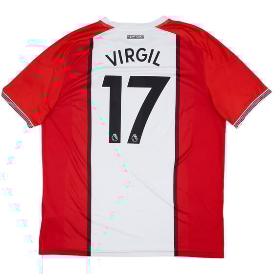 2017-18 Southampton Home Shirt Virgil #17 - 8/10 - (XXL)