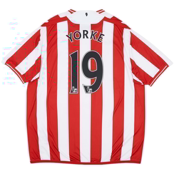 2009-10 Sunderland Home Shirt Yorke #19 - 6/10 - (XXL)