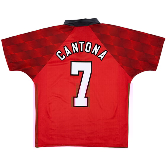 1996-98 Manchester United Home Shirt Cantona #7 - 5/10 - (M)