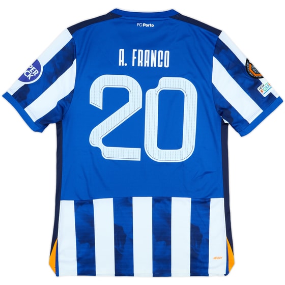2024-25 Porto Match Issue Europa League Home Shirt A. Franco #20